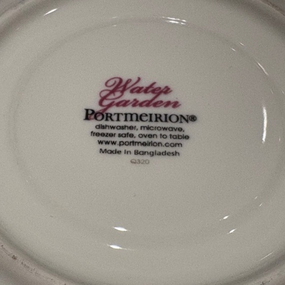 Portmeirion Water Garden Set of 2 Cups and Saucers - Picture 7 of 9